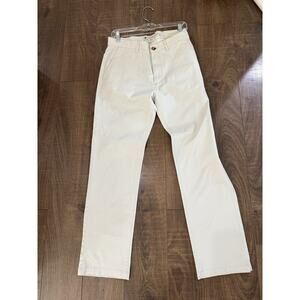 SOUTHERN PROPER Chino Pants Men's 34 X 30‎ Beige Flat Front Preppy College New
